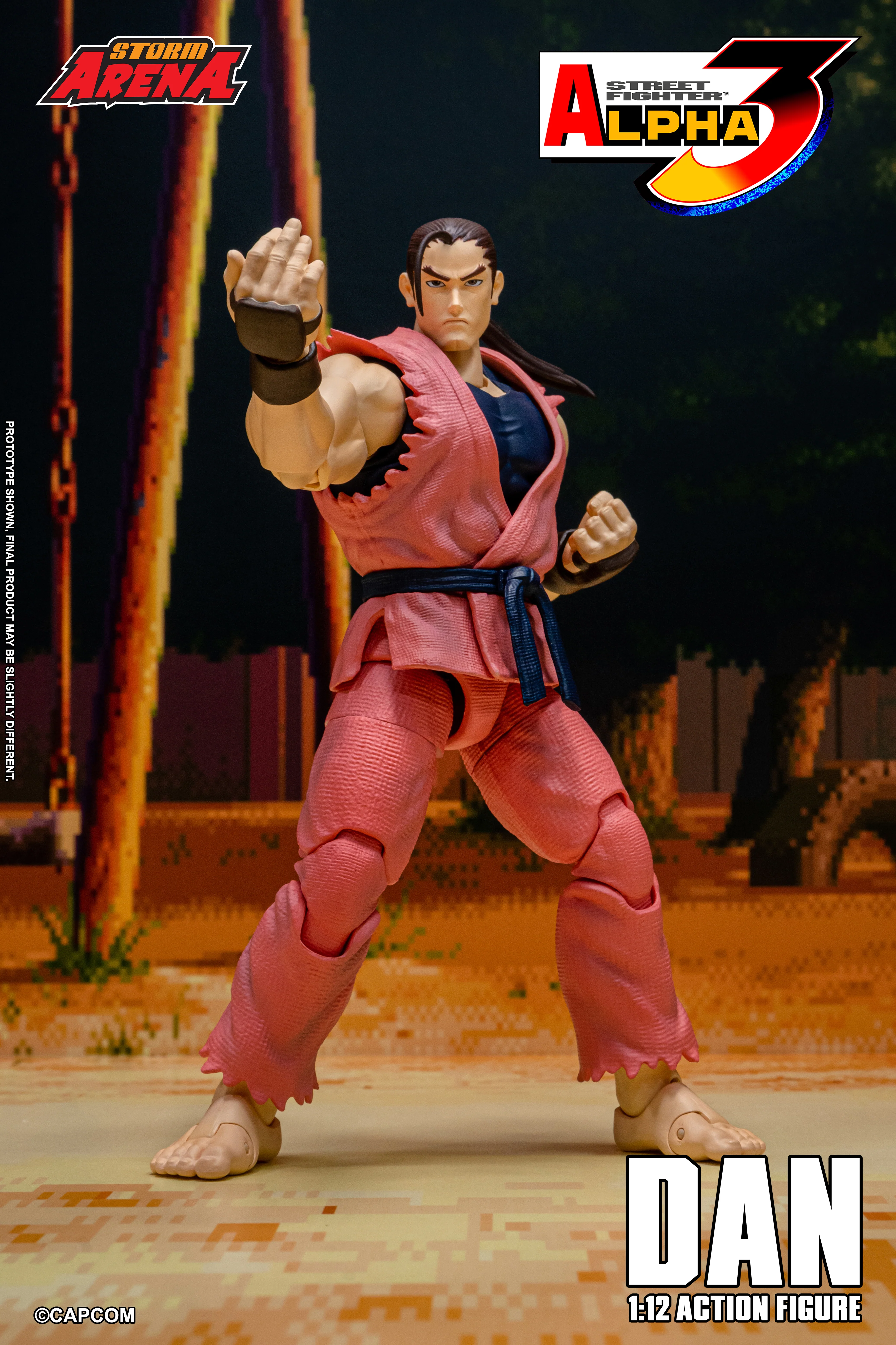 DAN - STREET FIGHTER ALPHA 3 "STORM ARENA" 1/12 SCALE