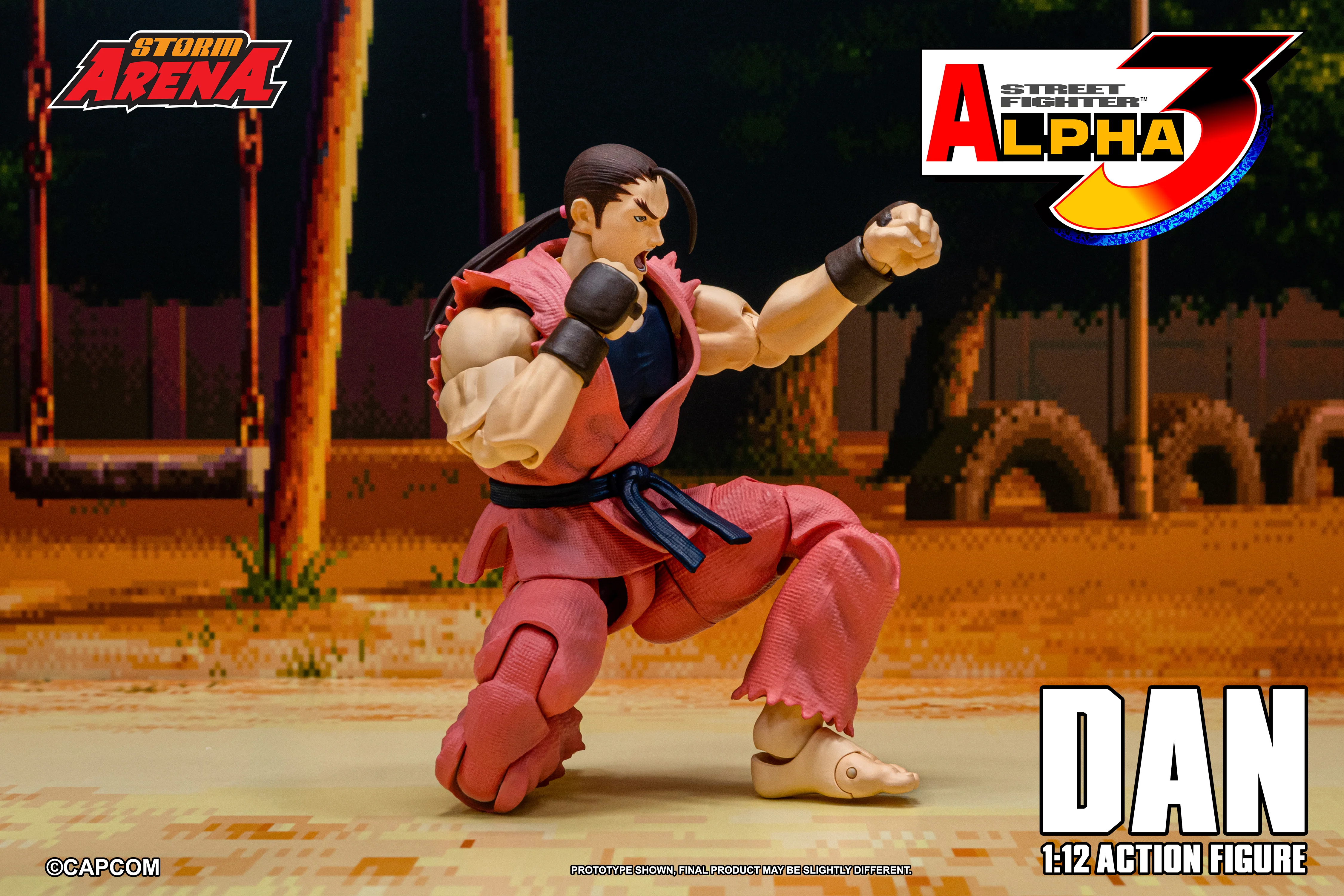 DAN - STREET FIGHTER ALPHA 3 "STORM ARENA" 1/12 SCALE - Image 12