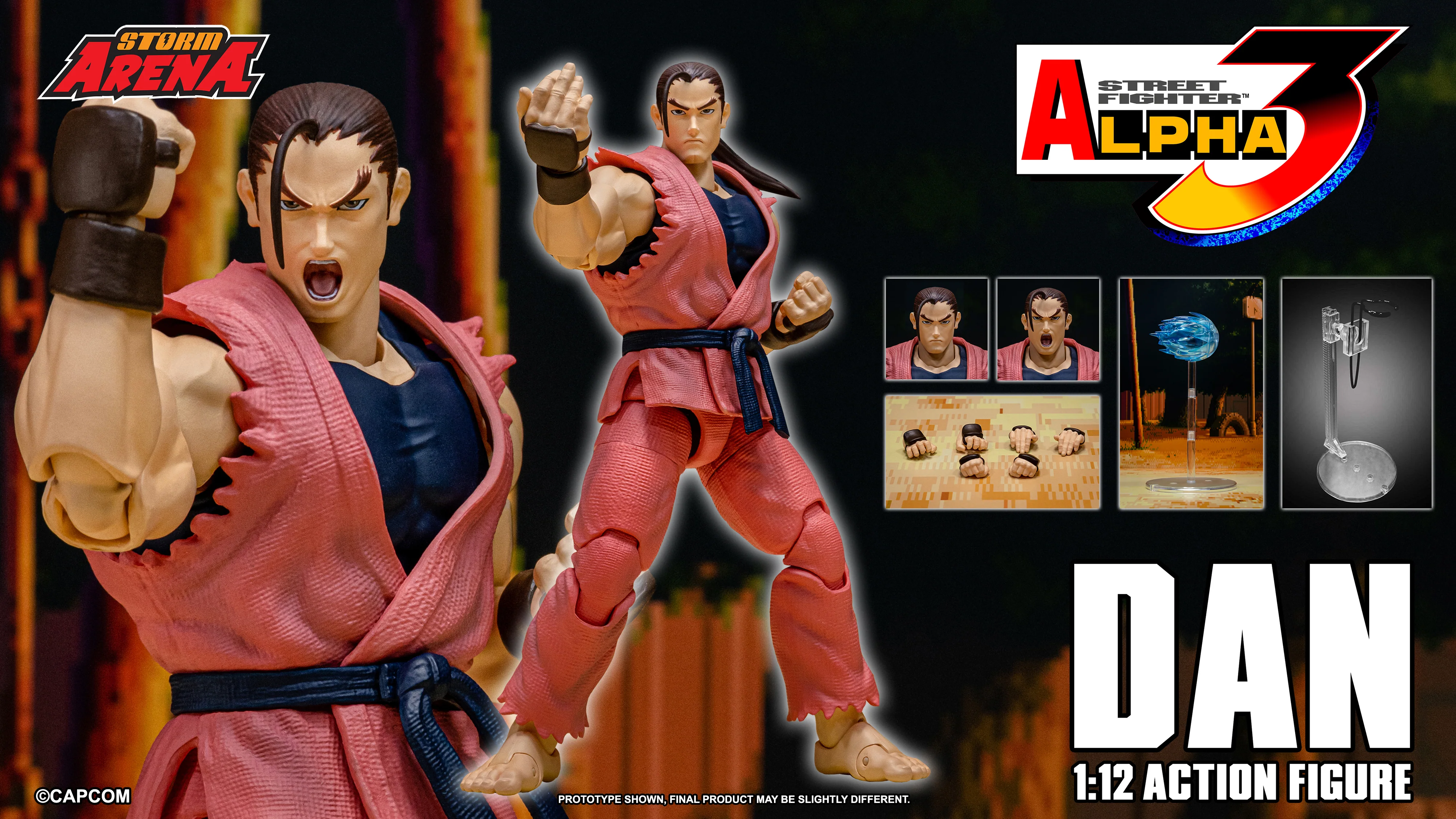 DAN - STREET FIGHTER ALPHA 3 "STORM ARENA" 1/12 SCALE - Image 2