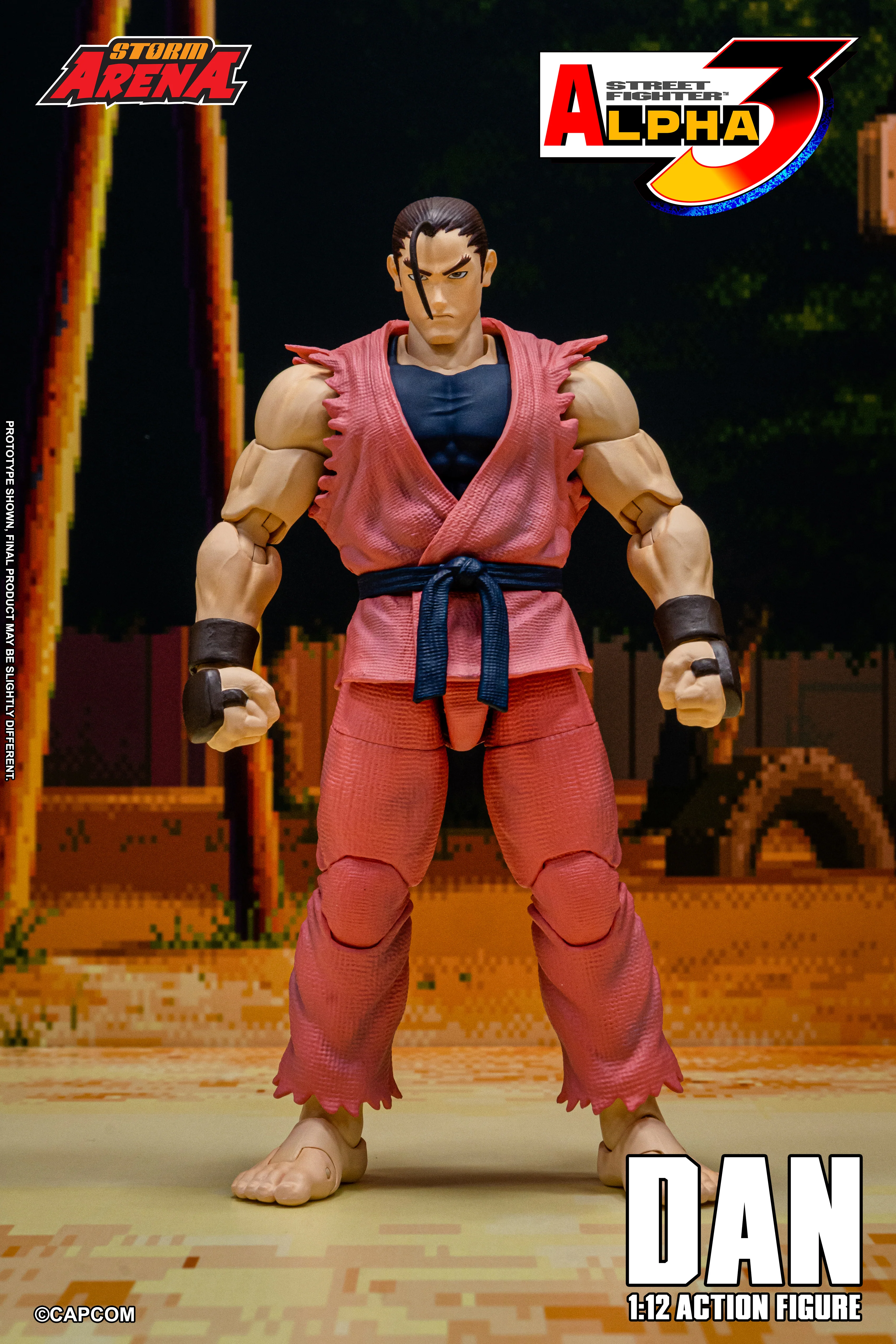 DAN - STREET FIGHTER ALPHA 3 "STORM ARENA" 1/12 SCALE - Image 3