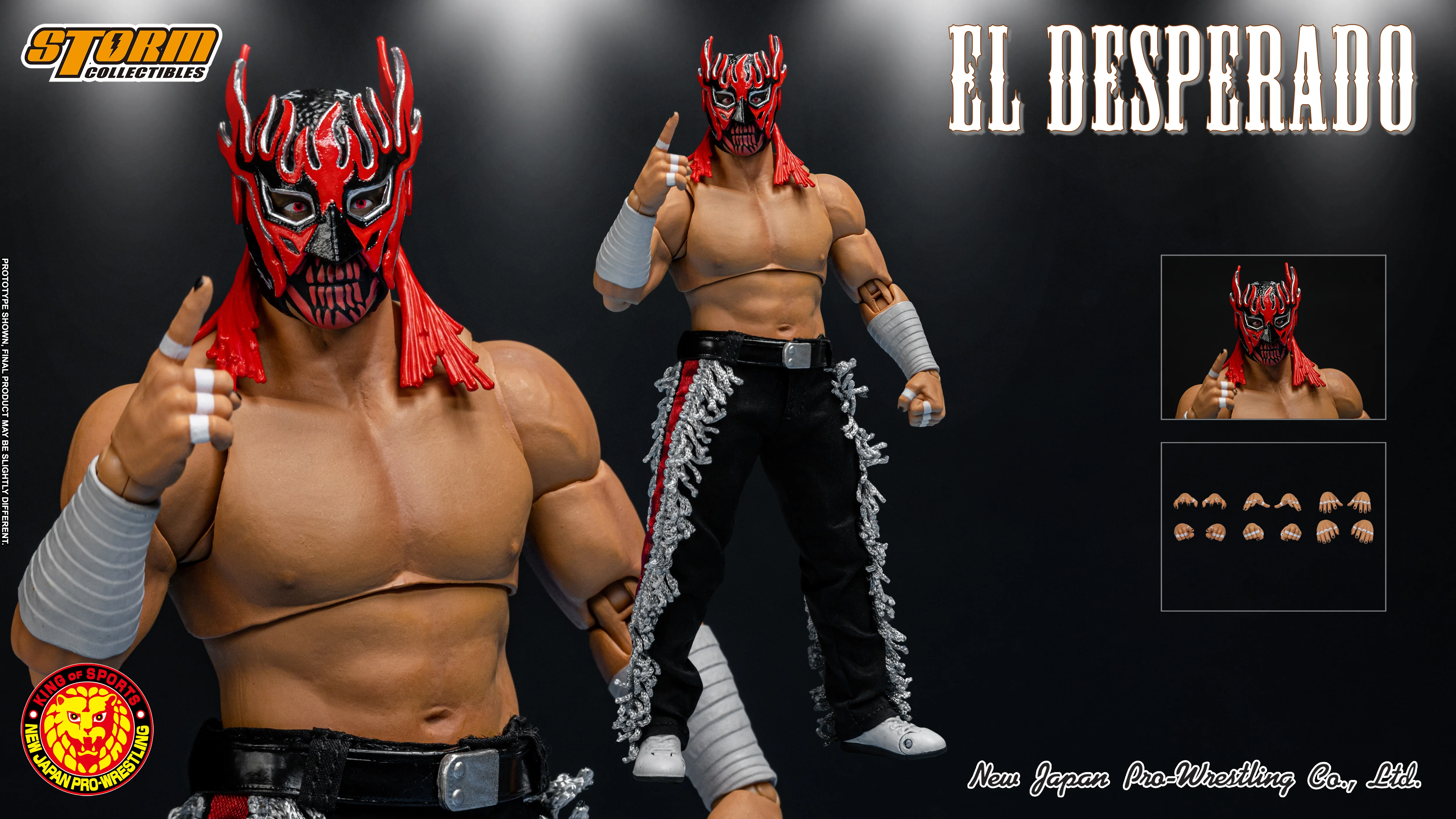 EL DESPERADO (Red Mask Version) - NJPW Action Figure - Image 2
