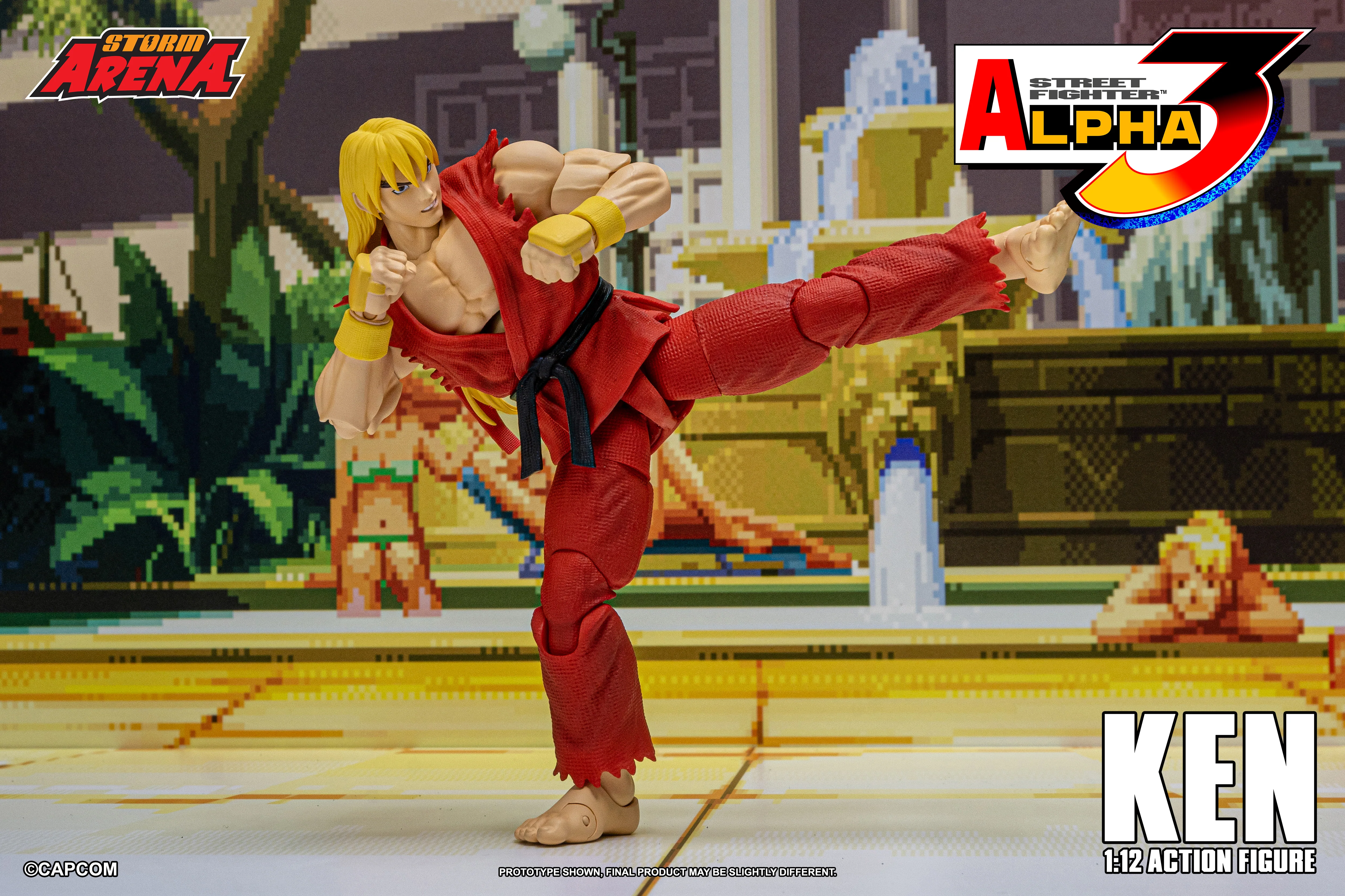 KEN - STREET FIGHTER ALPHA 3 "STORM ARENA" 1/12 Scale - Image 10