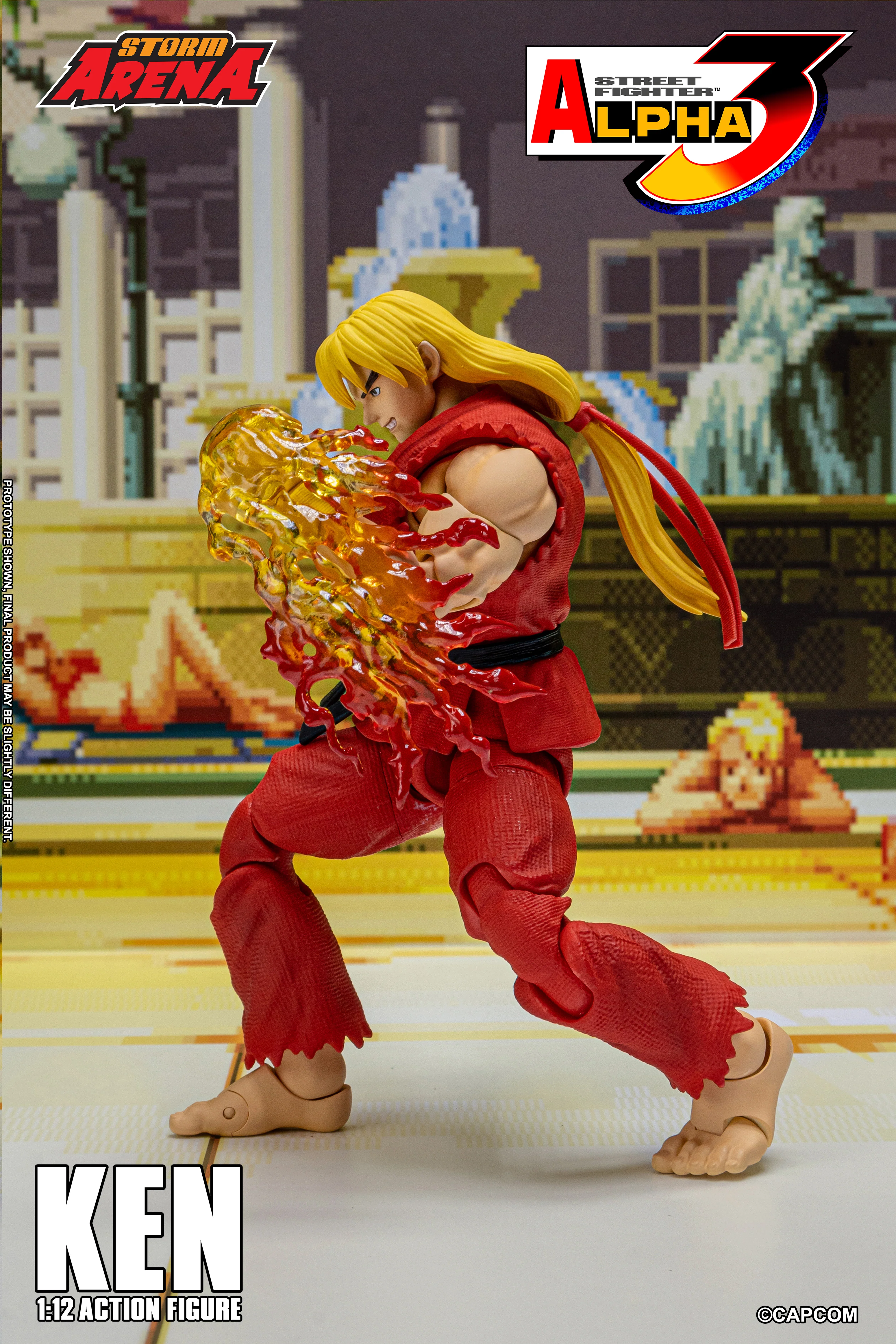 KEN - STREET FIGHTER ALPHA 3 "STORM ARENA" 1/12 Scale - Image 14