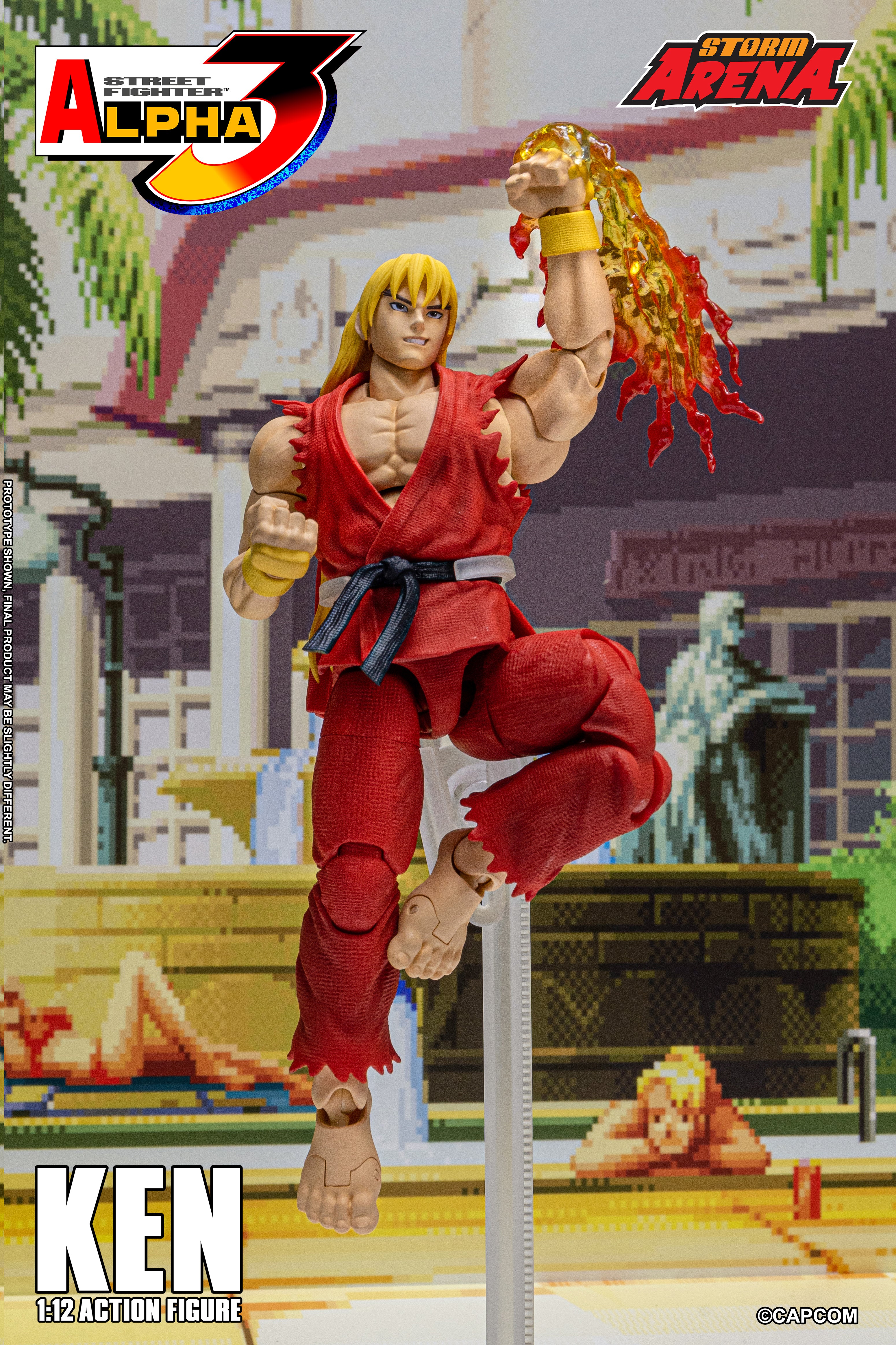 KEN - STREET FIGHTER ALPHA 3 "STORM ARENA" 1/12 Scale - Image 16