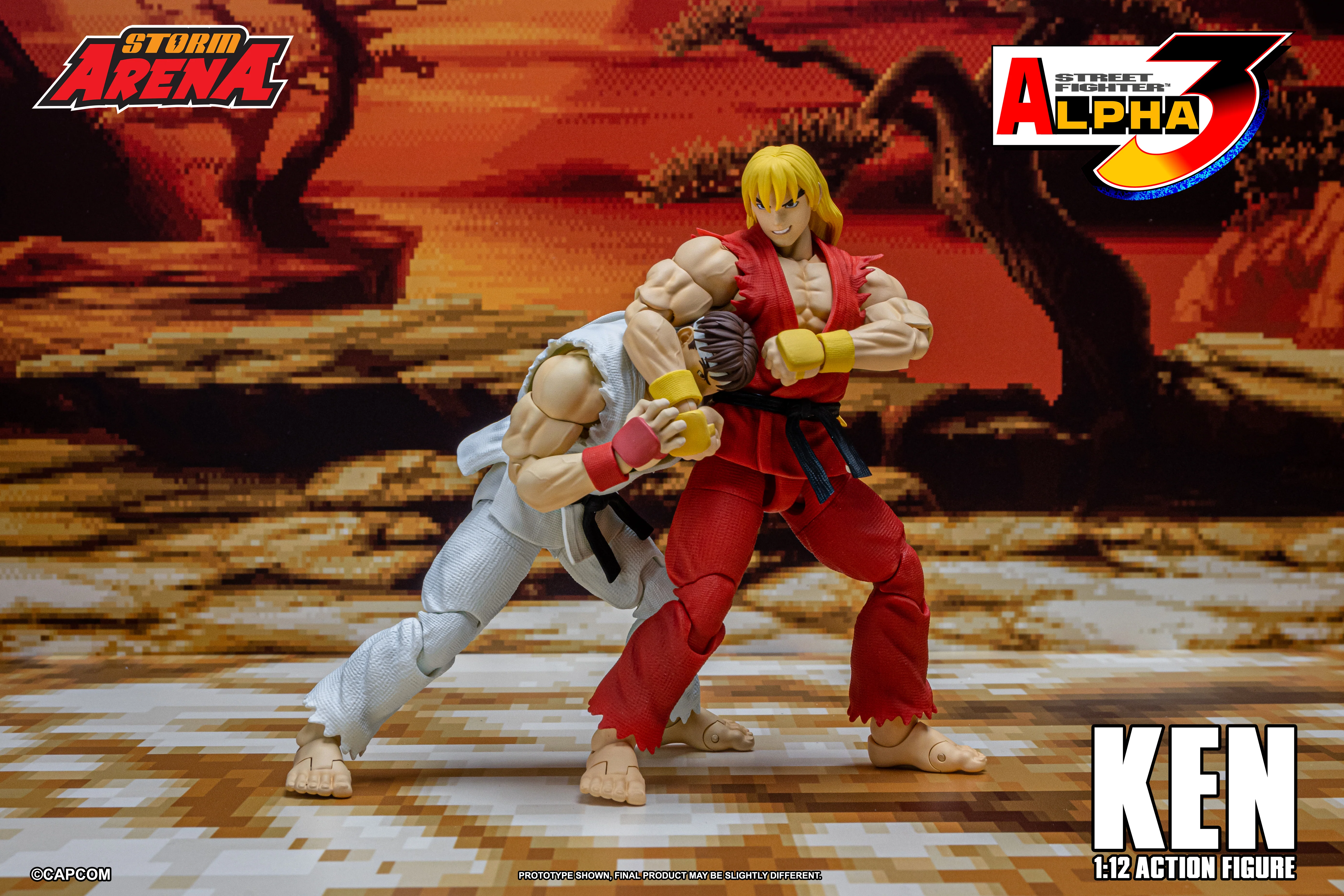 KEN - STREET FIGHTER ALPHA 3 "STORM ARENA" 1/12 Scale - Image 19