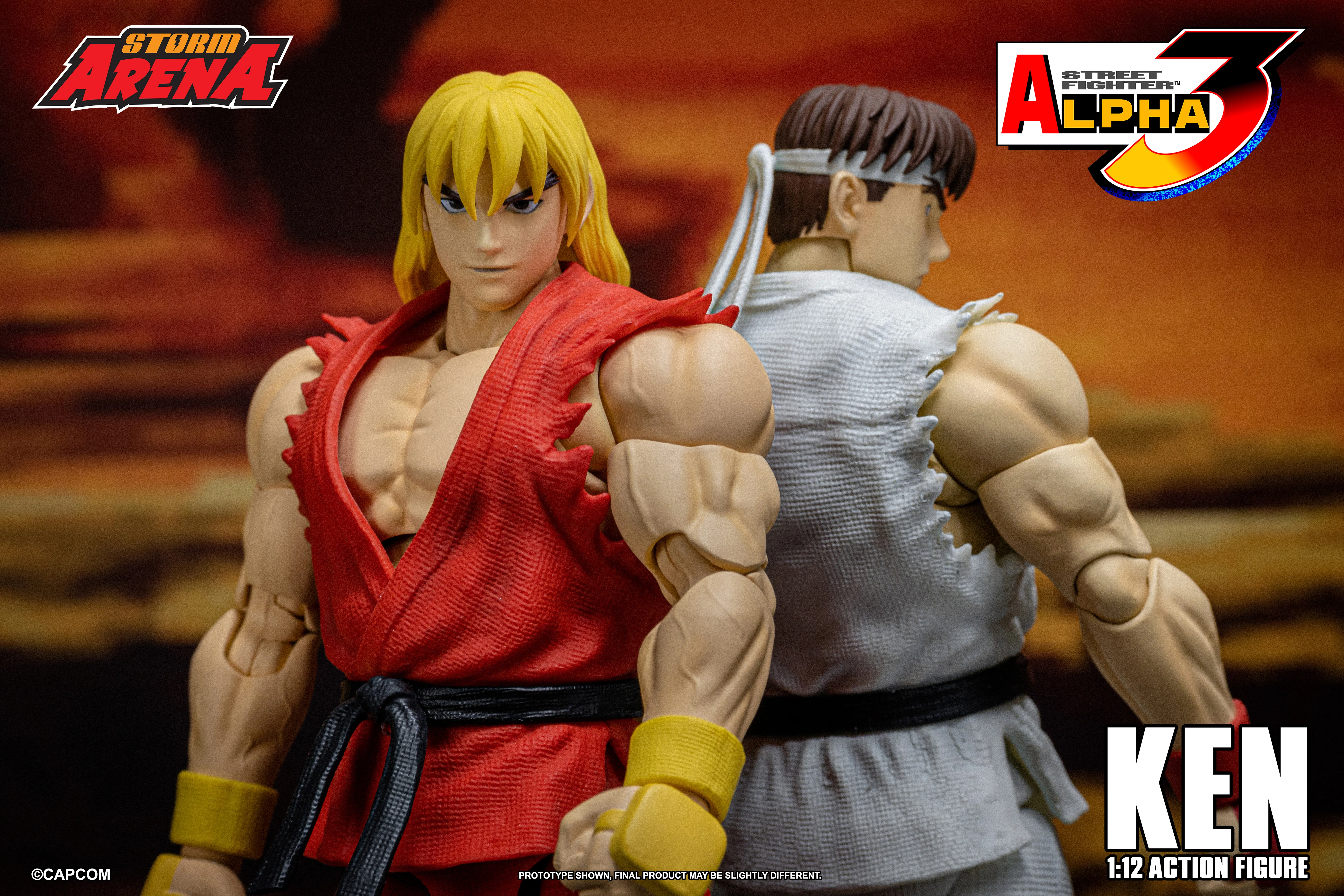 KEN - STREET FIGHTER ALPHA 3 "STORM ARENA" 1/12 Scale - Image 20