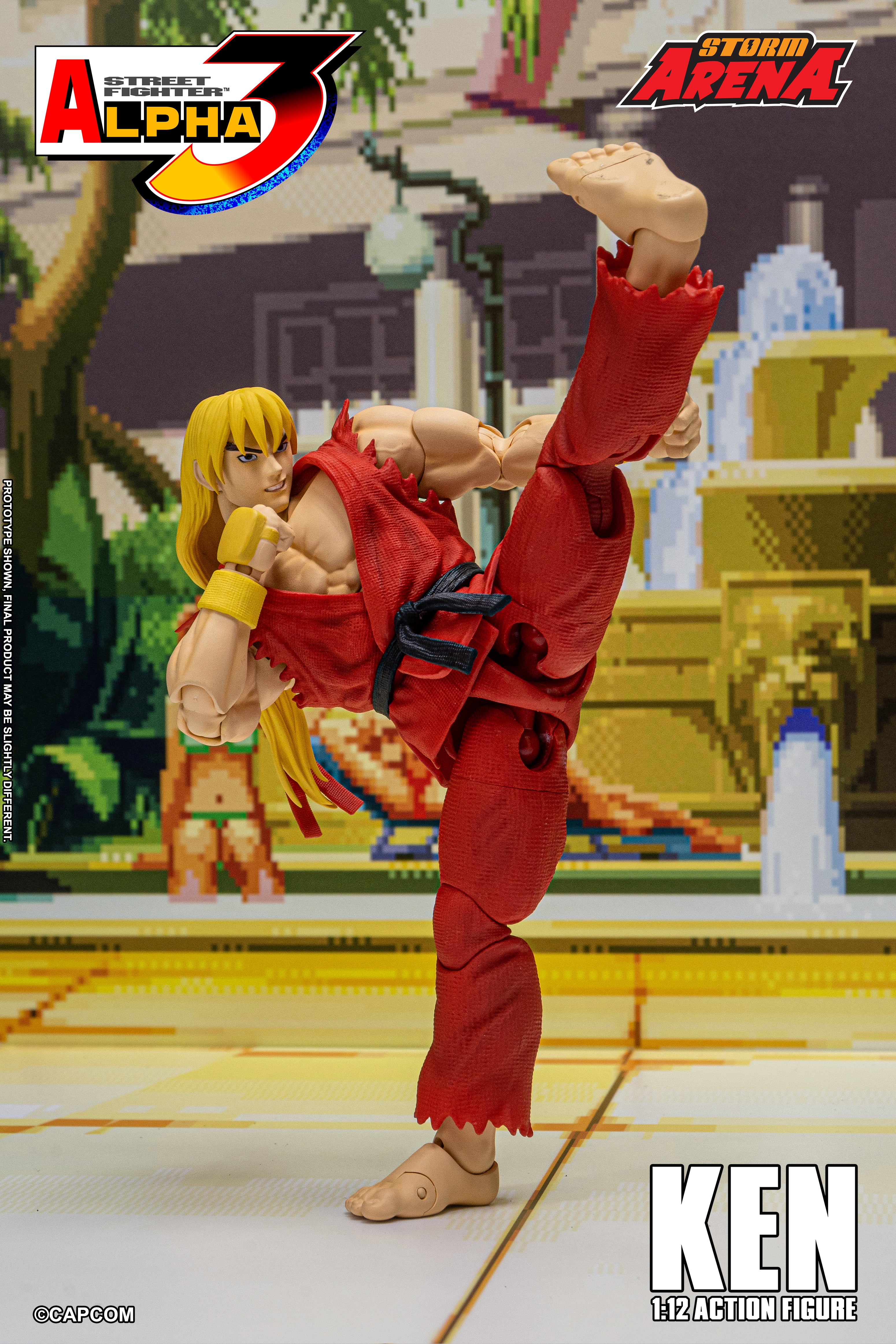 KEN - STREET FIGHTER ALPHA 3 "STORM ARENA" 1/12 Scale - Image 7