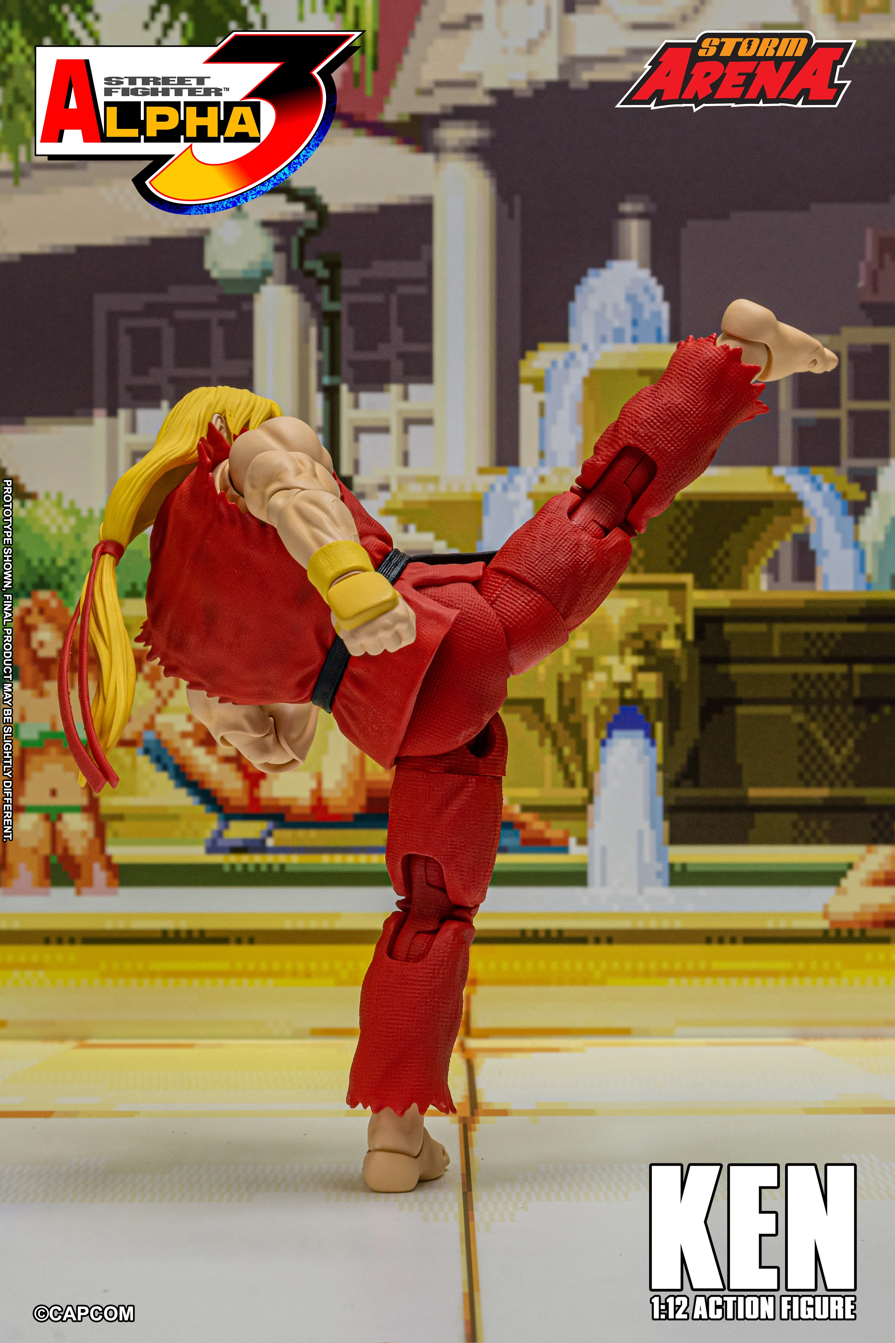 KEN - STREET FIGHTER ALPHA 3 "STORM ARENA" 1/12 Scale - Image 8
