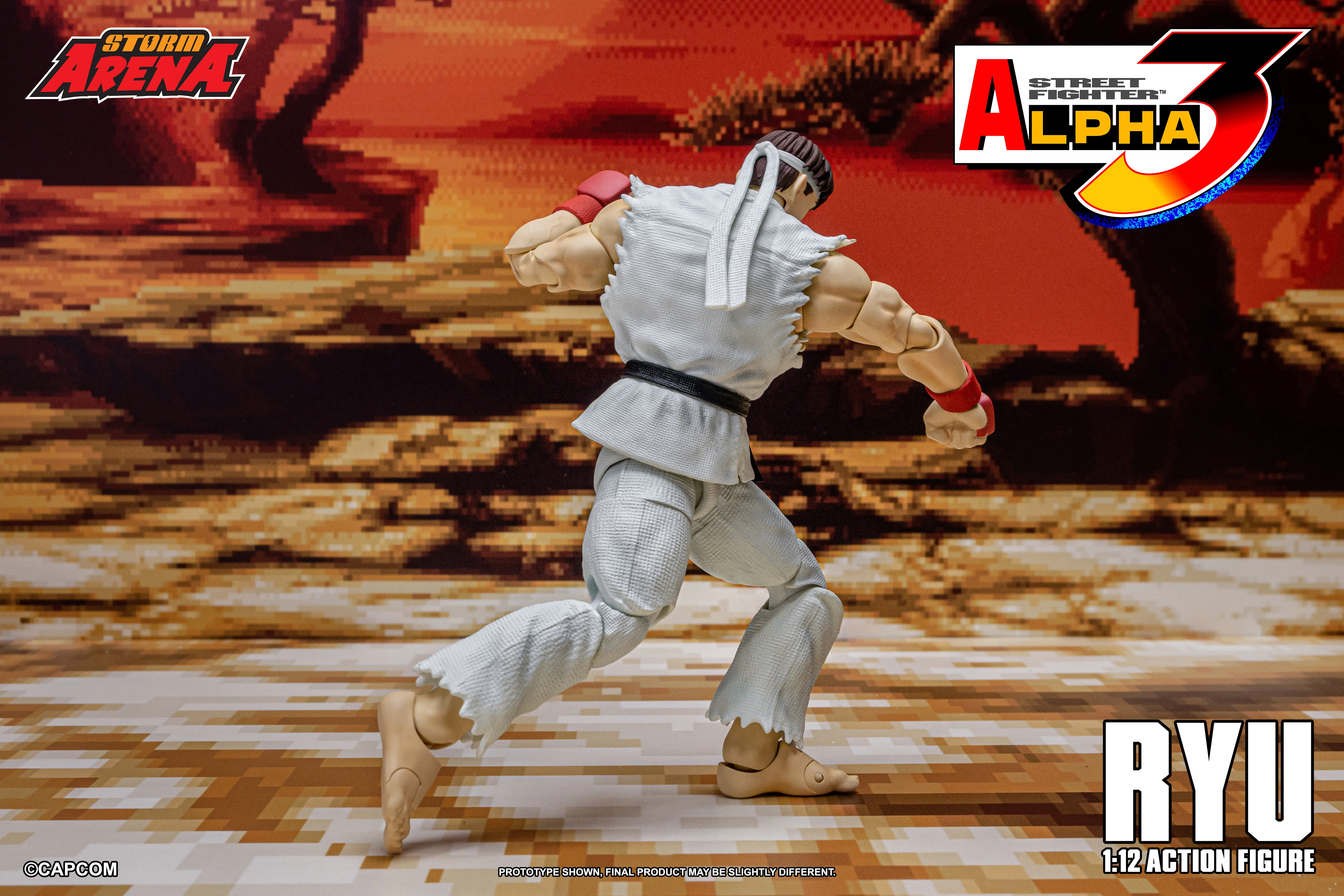 RYU - STREET FIGHTER ALPHA 3 "STORM ARENA" 1/12 Scale - Image 11
