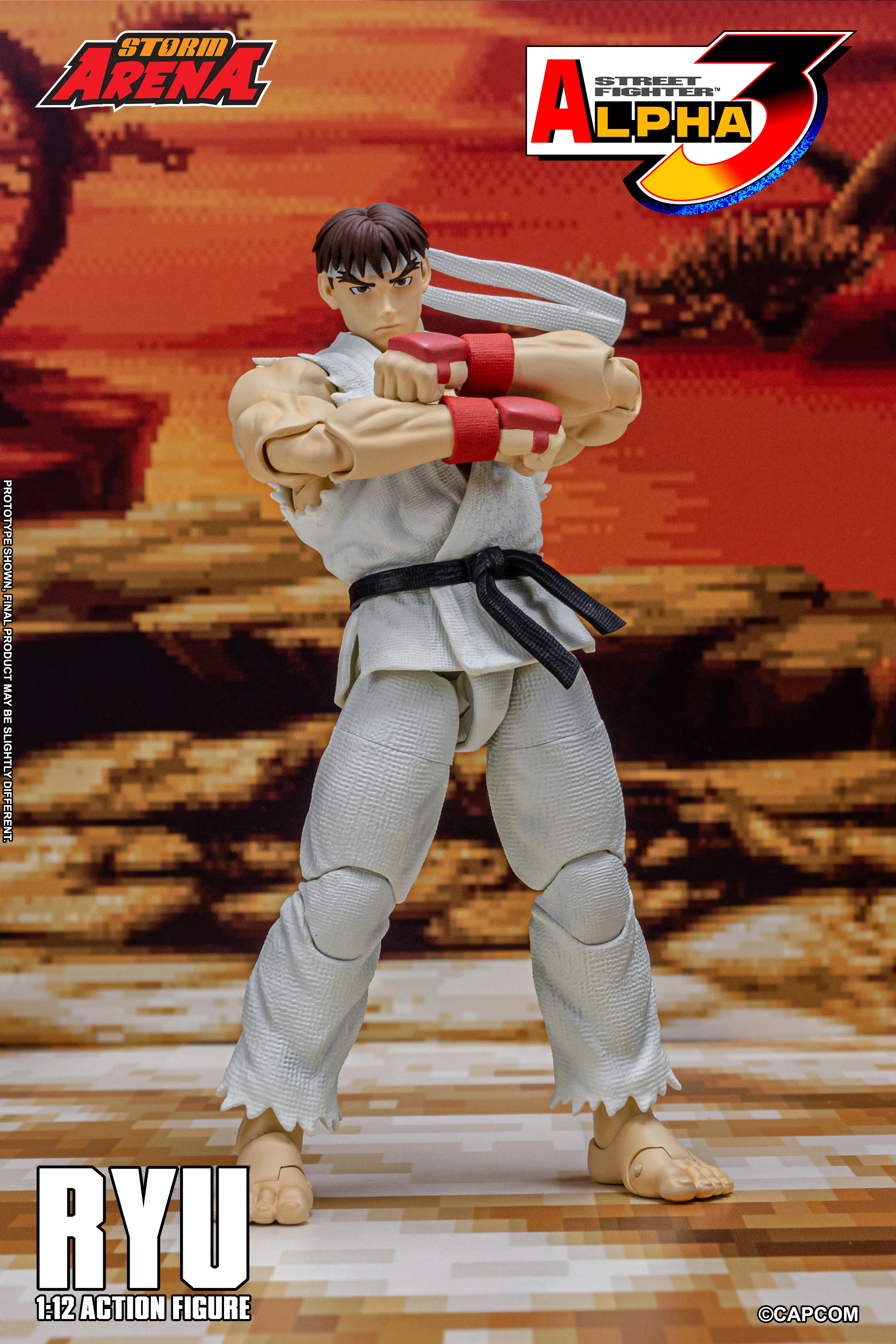 RYU - STREET FIGHTER ALPHA 3 "STORM ARENA" 1/12 Scale - Image 18