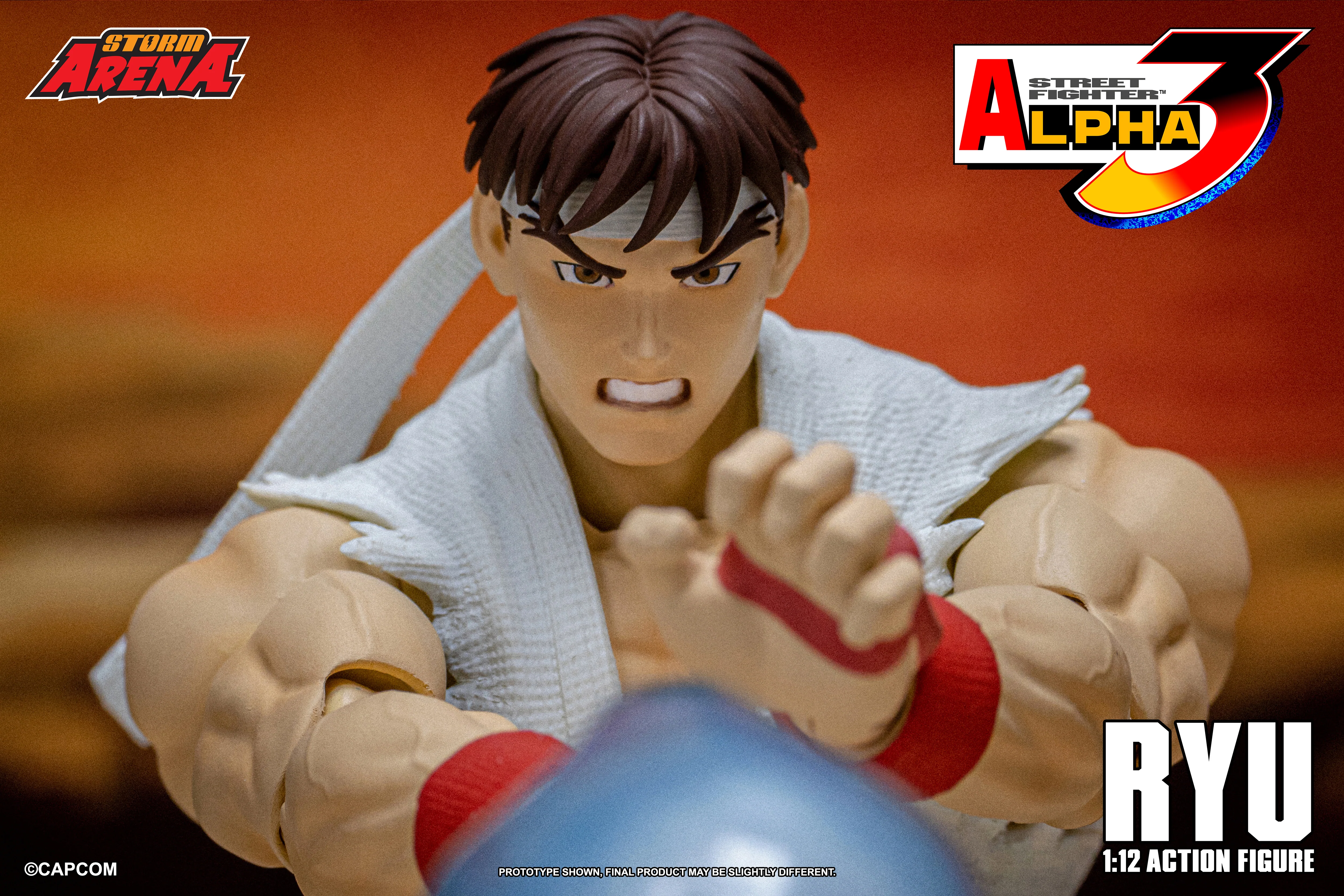 RYU - STREET FIGHTER ALPHA 3 "STORM ARENA" 1/12 Scale - Image 3