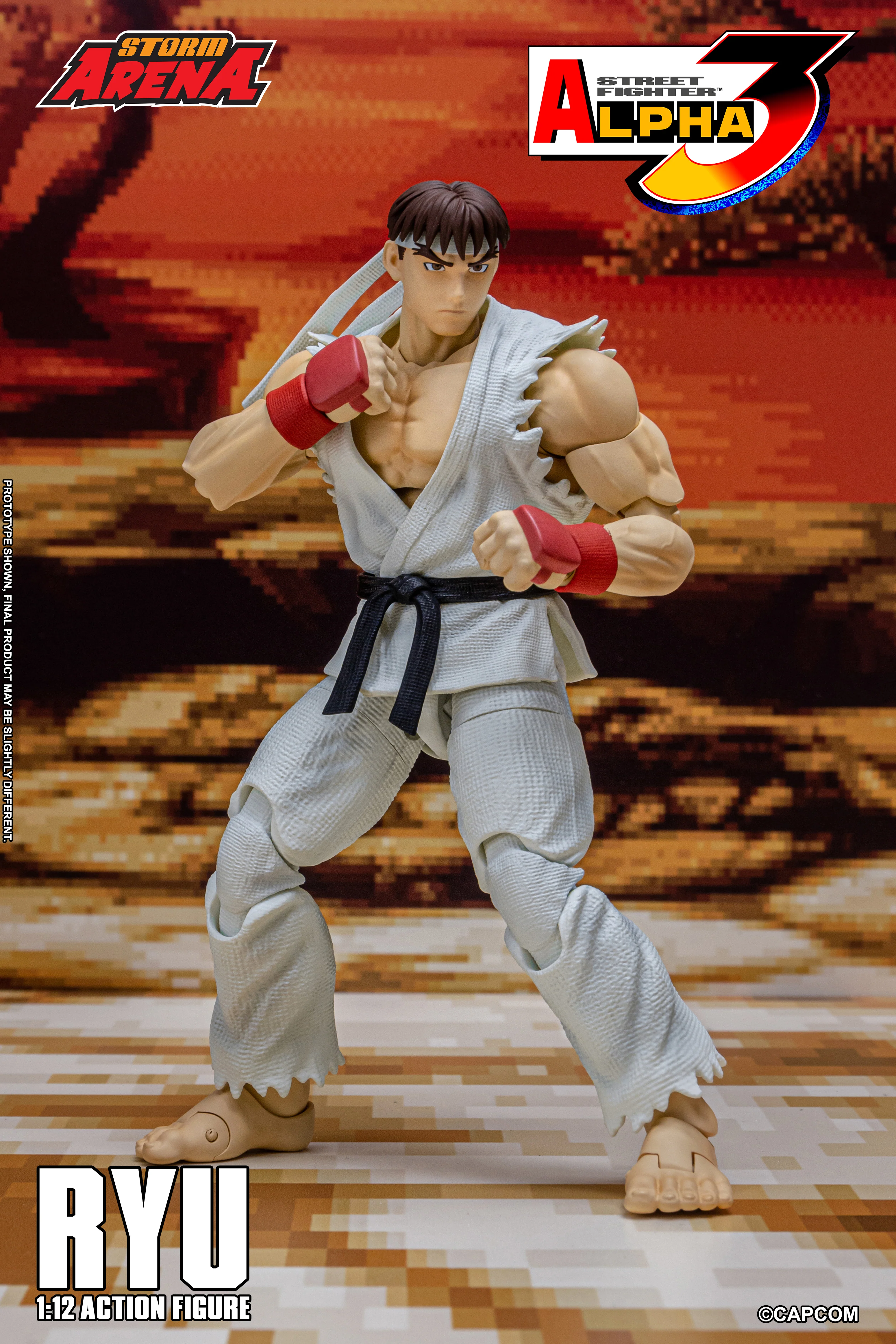RYU - STREET FIGHTER ALPHA 3 "STORM ARENA" 1/12 Scale - Image 4