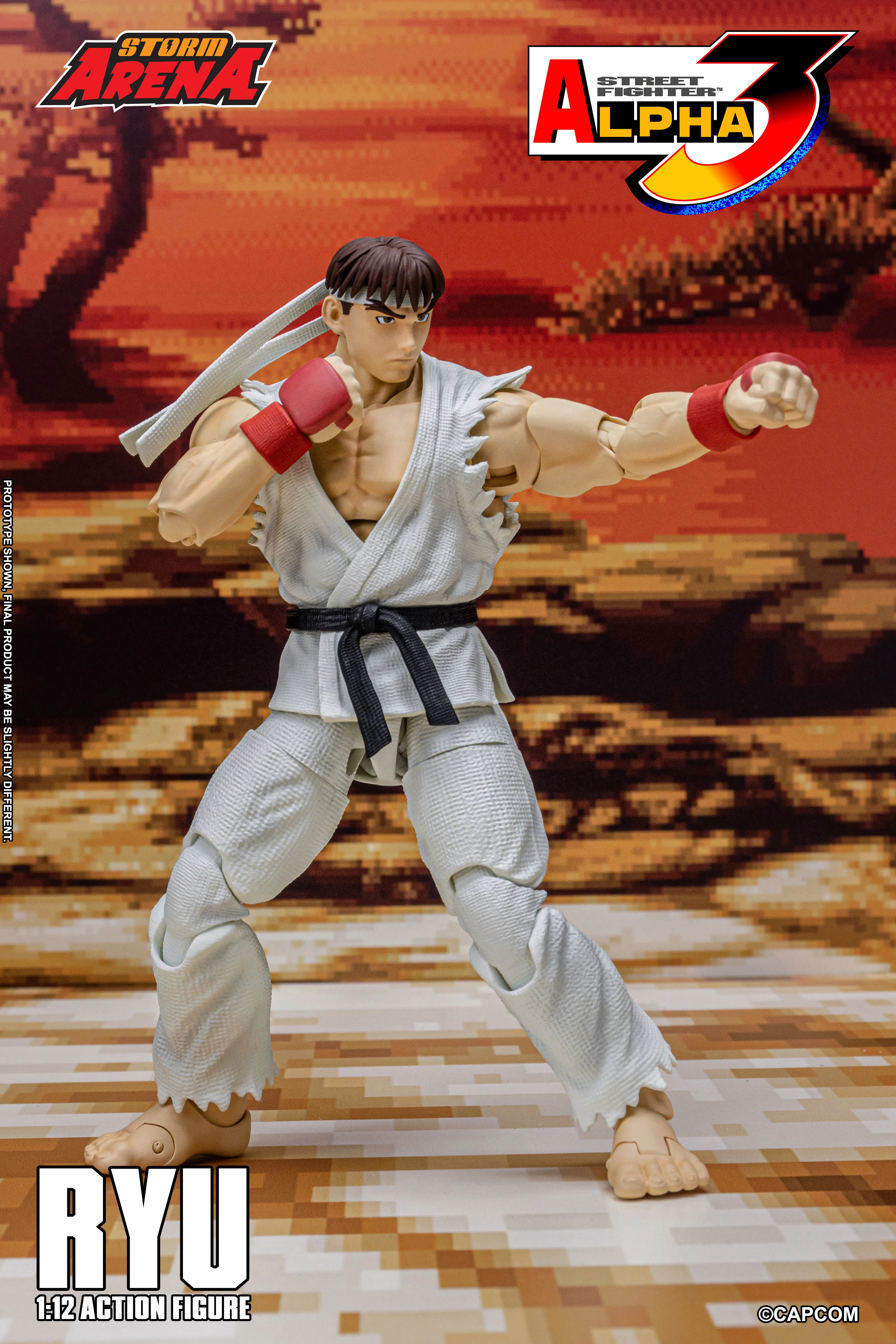 RYU - STREET FIGHTER ALPHA 3 "STORM ARENA" 1/12 Scale - Image 5