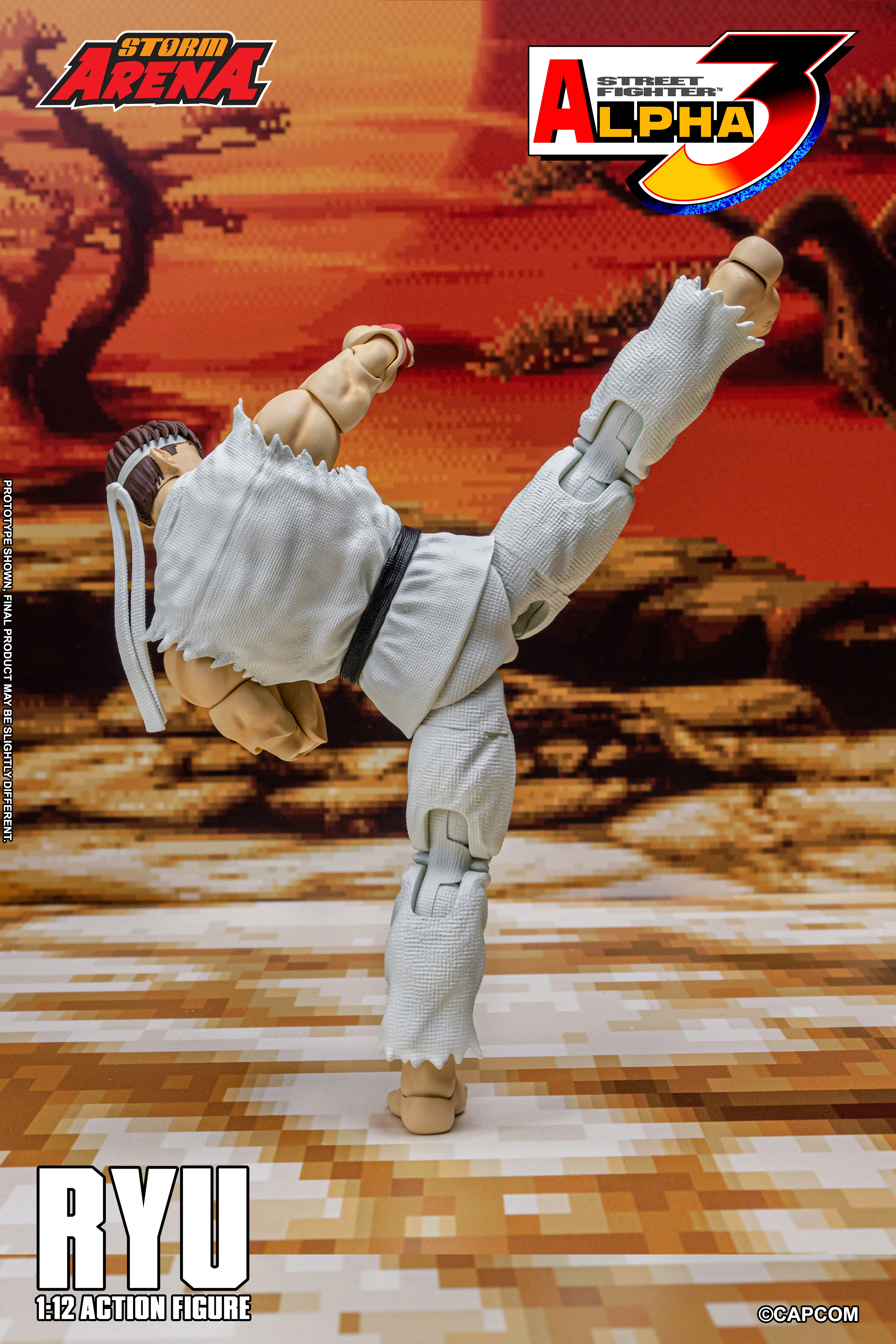 RYU - STREET FIGHTER ALPHA 3 "STORM ARENA" 1/12 Scale - Image 7