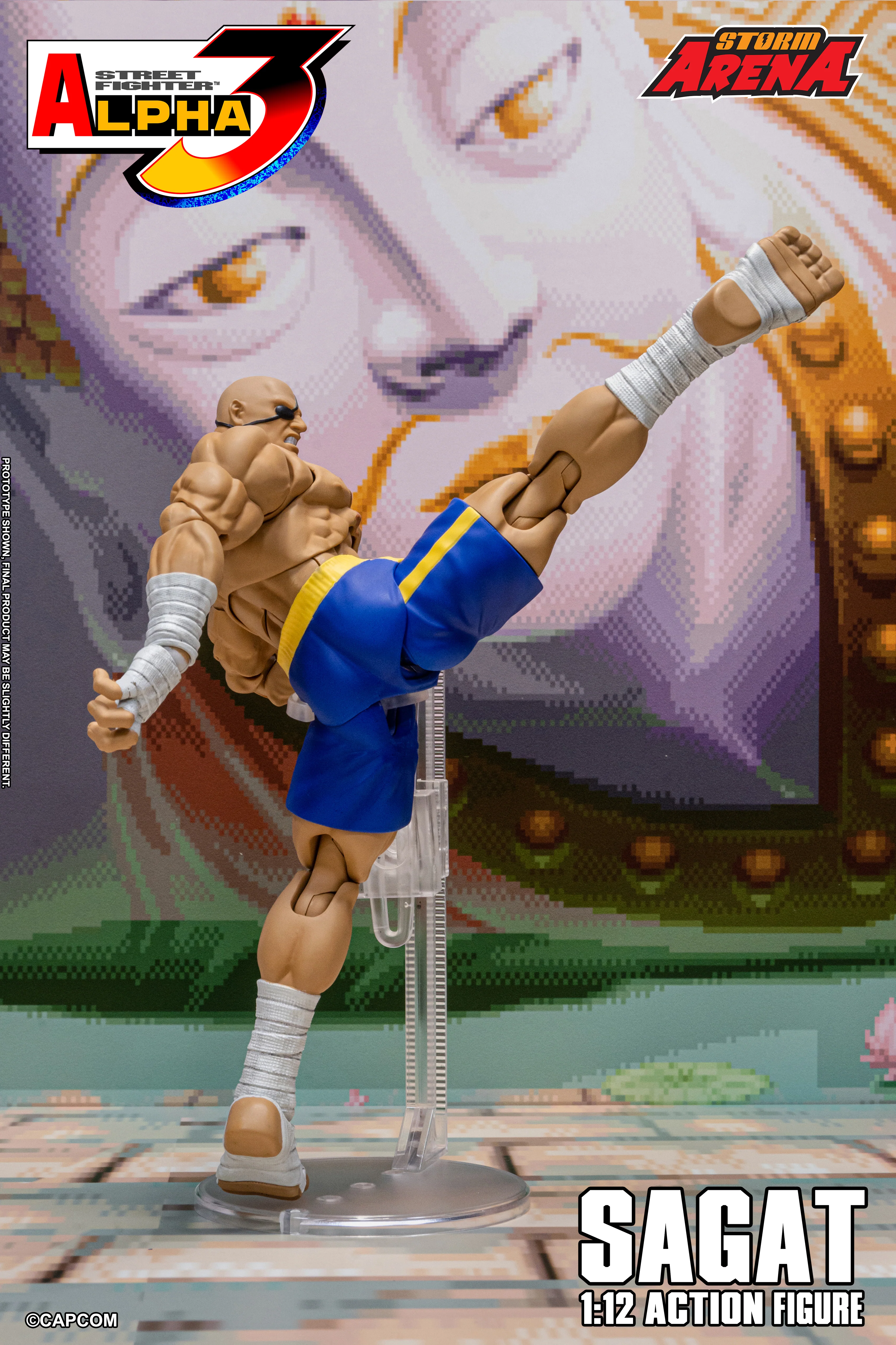 SAGAT - Street Fighter Alpha 3 "STORM ARENA" 1/12 SCALE - Image 14