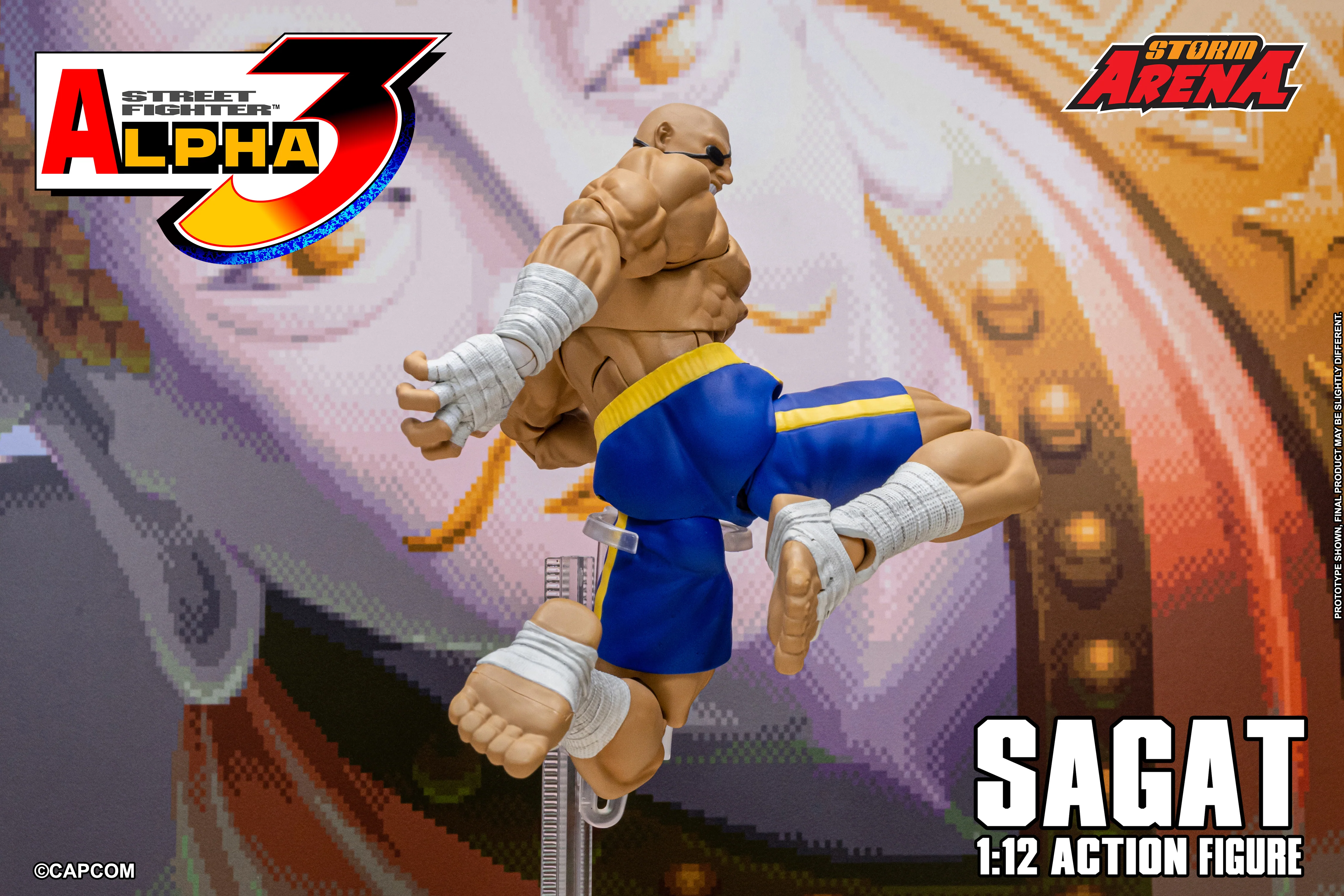 SAGAT - Street Fighter Alpha 3 "STORM ARENA" 1/12 SCALE - Image 15