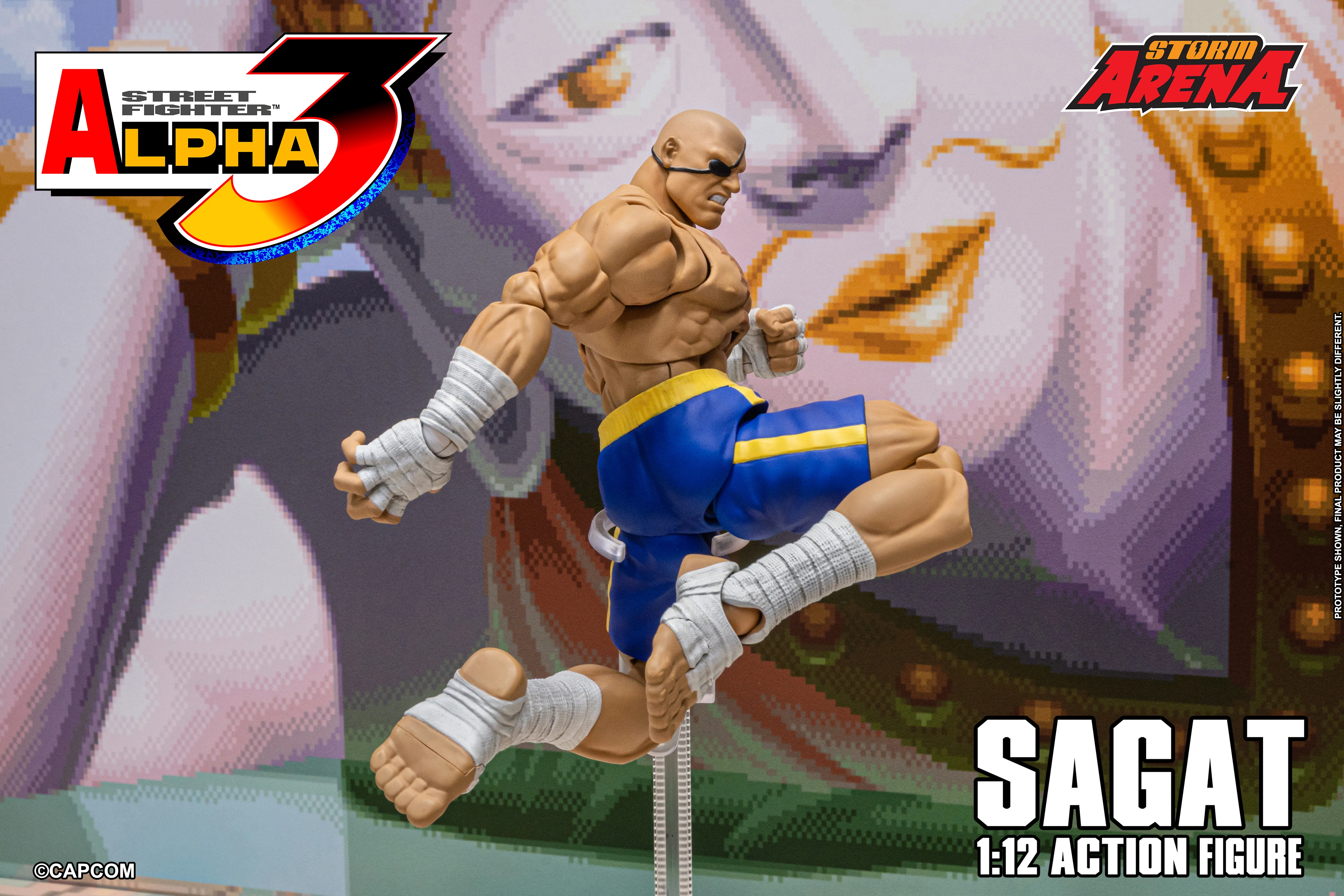 SAGAT - Street Fighter Alpha 3 "STORM ARENA" 1/12 SCALE - Image 16