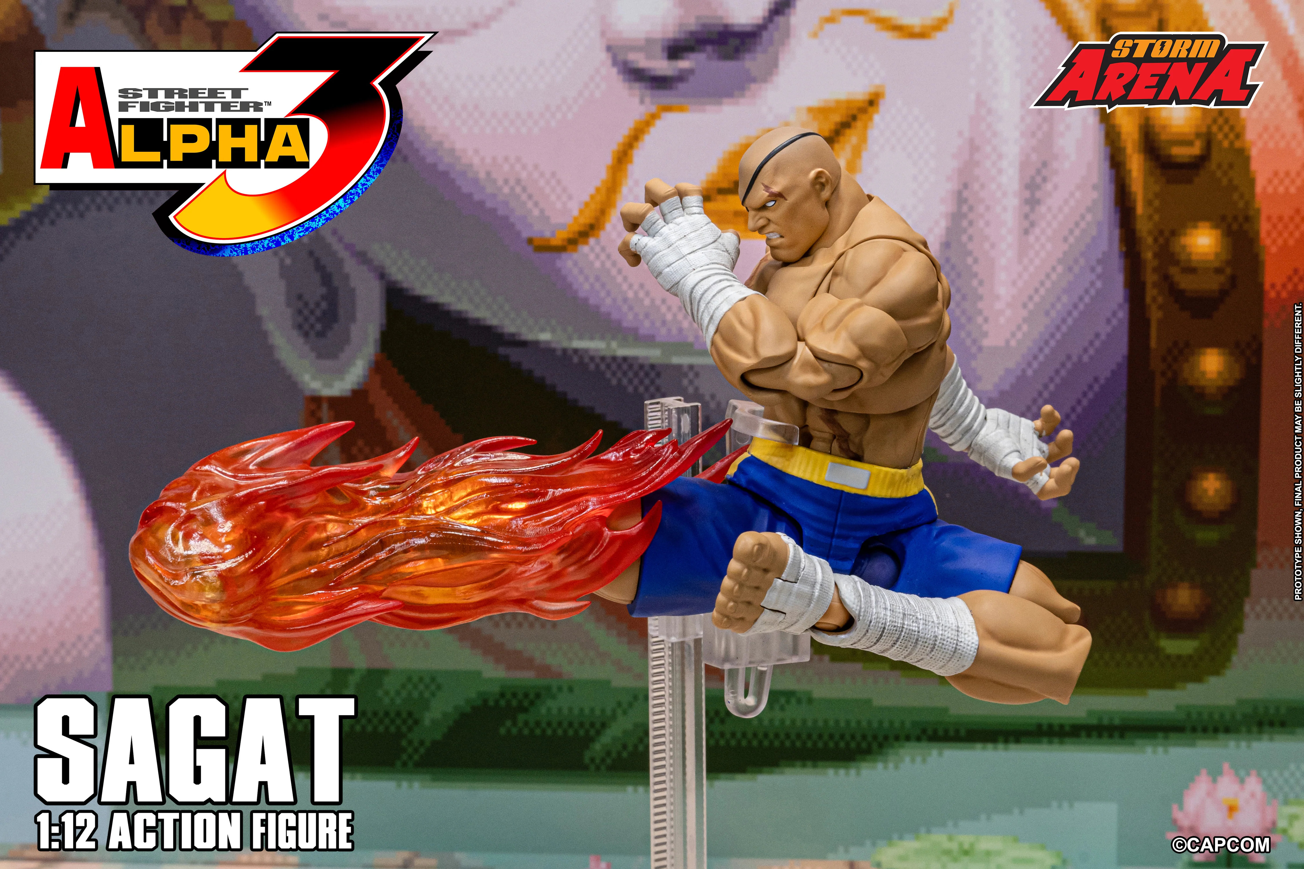 SAGAT - Street Fighter Alpha 3 "STORM ARENA" 1/12 SCALE - Image 21