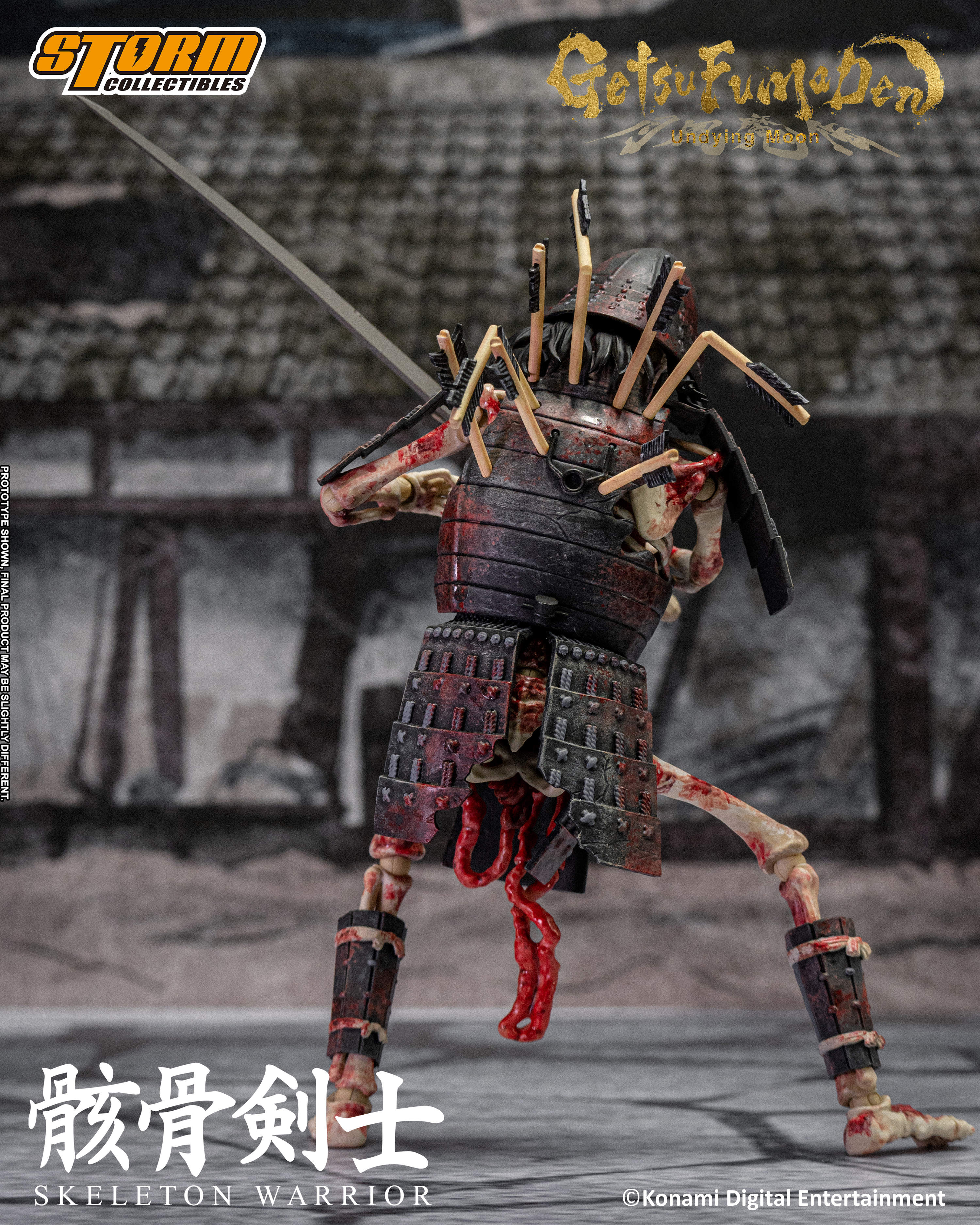 SKELETON WARRIOR 2 PACK - GetsuFumaDen Undying Moon Action Figure - Image 24