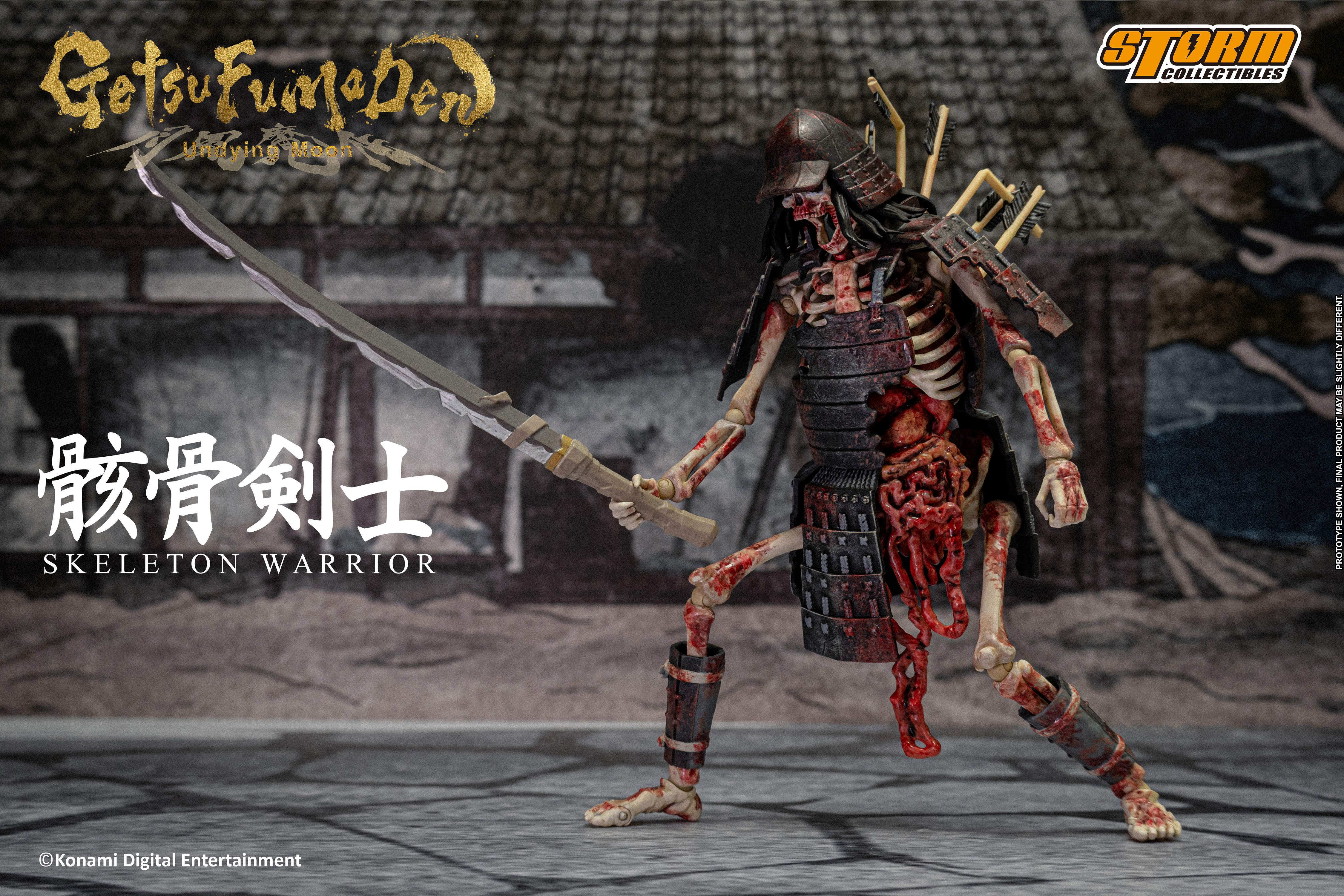 SKELETON WARRIOR 2 PACK - GetsuFumaDen Undying Moon Action Figure - Image 7