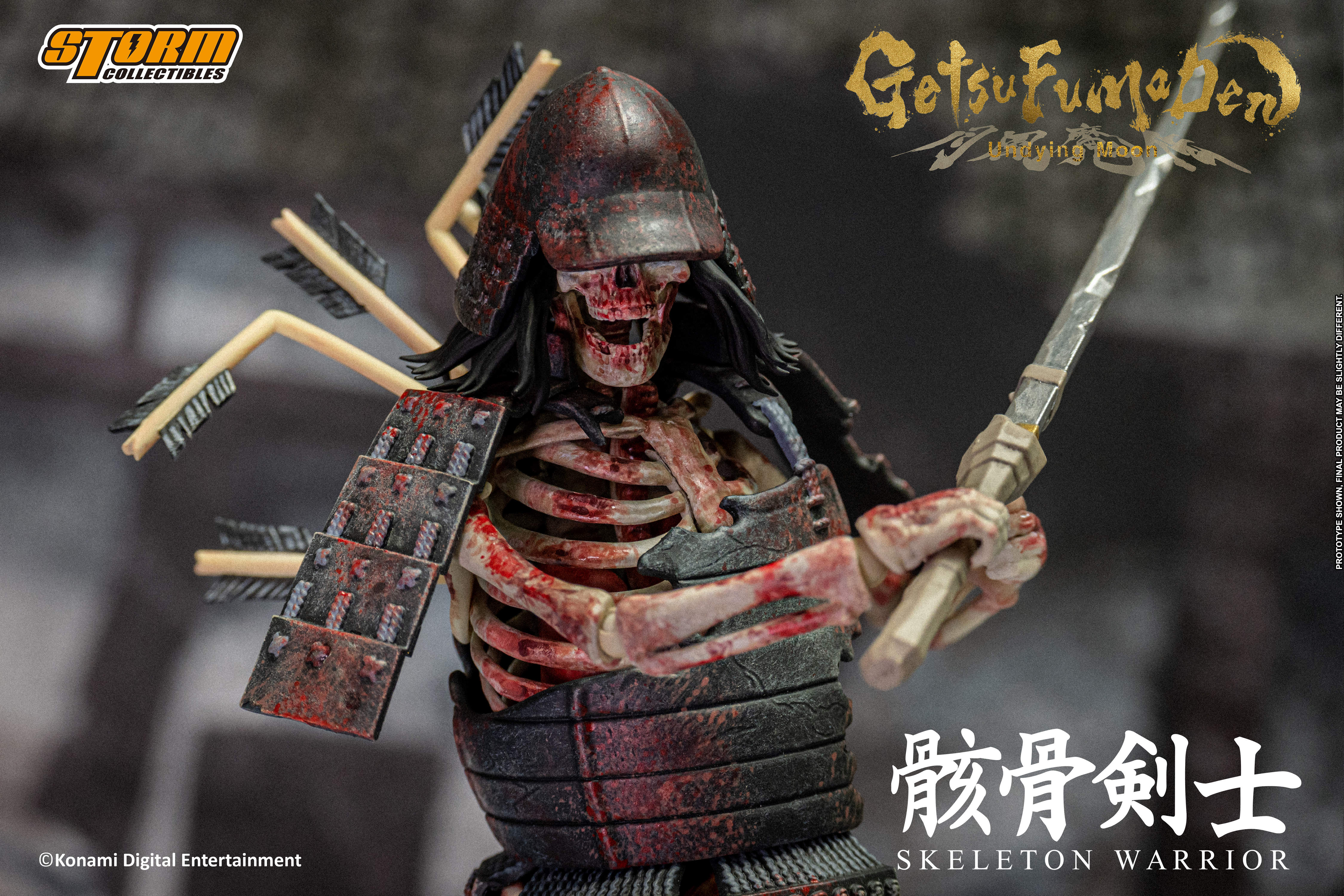 SKELETON WARRIOR 2 PACK - GetsuFumaDen Undying Moon Action Figure - Image 9